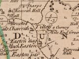 Detail from Vintage Map of Essex