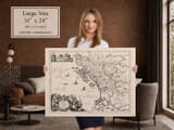 Large Map of Albania