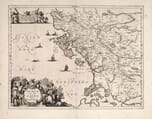 Large Old Map of Albania