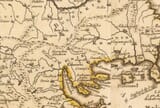 Macedonia and Romania Enlarged Detail