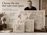 John Speed map of Europe shown in Small, Medium and Large print sizes