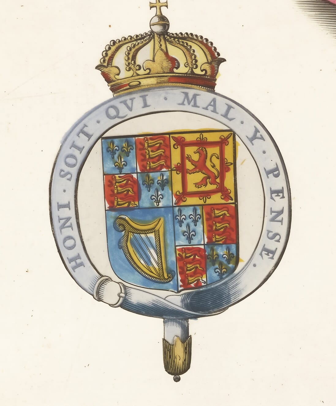 Detail from Blaeu Map of Lancashire 2