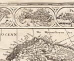 Old Map of Europe 1600 detail 1