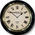 Barnsley Station Clock Black