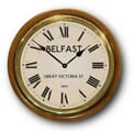 Beldast Railway Station Clock Wood