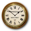 Birmingham New Street Station Clock Wood