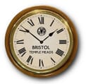 Bristol Temple Meads Clock Station Wood Case