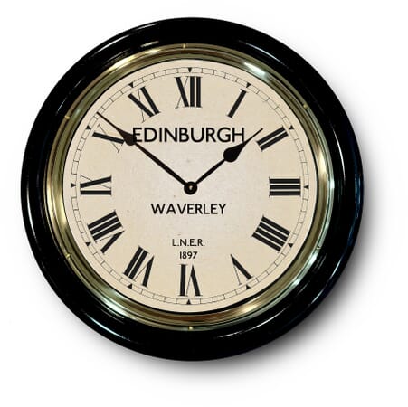 Edinburgh Railway Station Clock