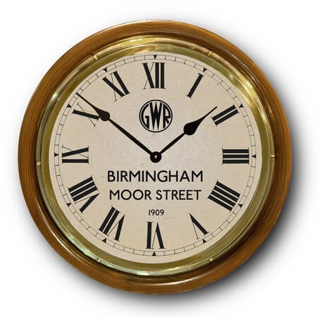 Moor Street Station Clock Wood