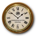 Windsor and Eaton Station Clock Wood Case