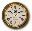 Windsor and Eaton Station Clock Wood Case