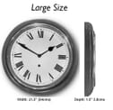 Large wall clock size
