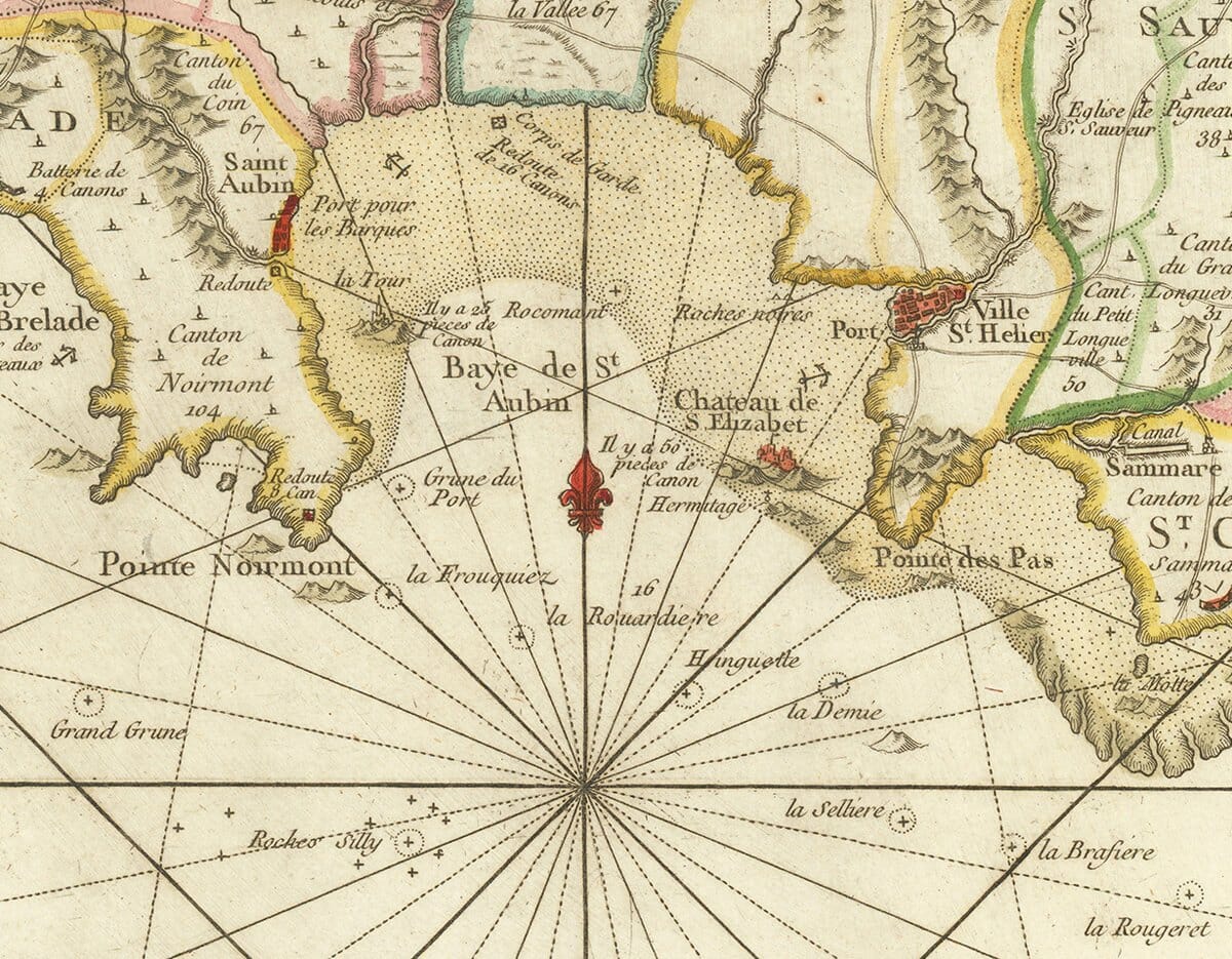 Detail from Jersey Map