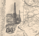 Detail from, Map of Afghanistan