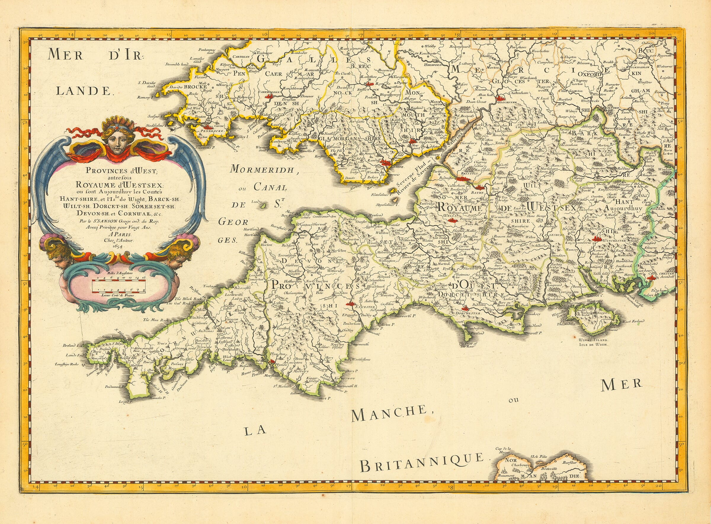 Old Map of Wessex