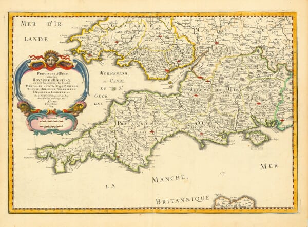 Old Map of Wessex
