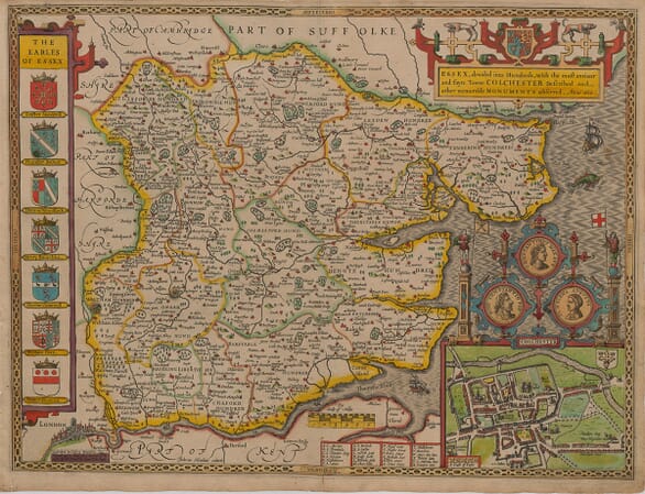 Vintage Map of Essex