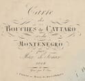 Old Map of Montenegro Title Piece