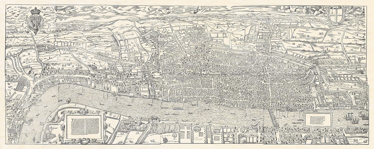 Agas Map of London