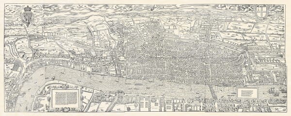 Agas Map of London