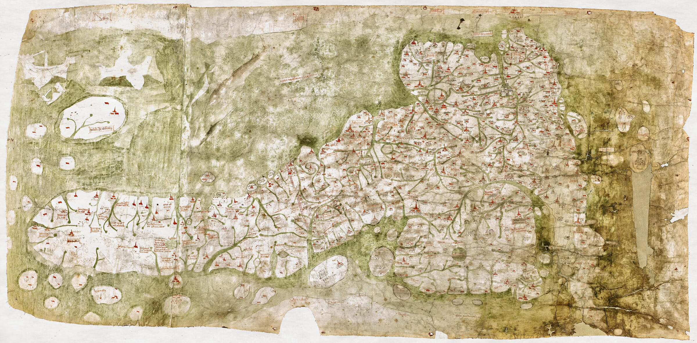 Gough Kaart Map Print