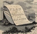 Old Map of Manchester Title Piece