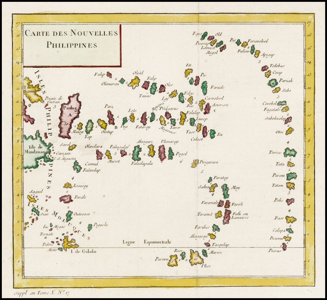 Old Map of The Philippines
