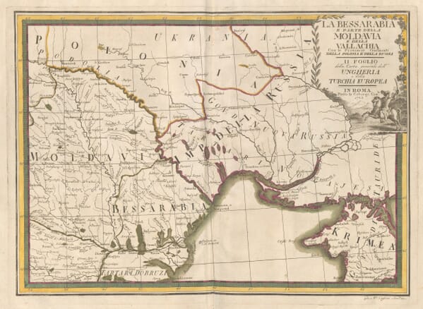 Old Map of Moldovia